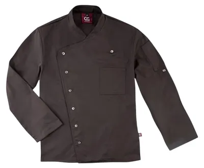 Obrázek produktu pro CG Workwear – kuchařská bunda pro muže „Turin Classic“ LT3287 (51 palců) (čokoládová)