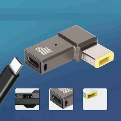 Obrázek produktu pro Adaptér USB-C samice 100 W, 5 A, vstup USB-C samice – adaptér pro napájecí kabel Power Delivery
