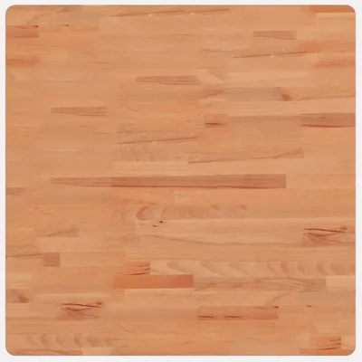 Image de vidaXL Plateau de table 70x70x4 cm Carré bois massif hêtre