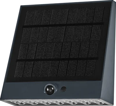 Immagine prodotto di OSRAM Endura Style Solar LED wall light Fin, 10,2W, 3000K bianco caldo, 890 lm, sensore PIR, IP54, batteria ricaricabile per 18 giorni