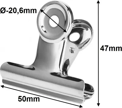 Produktbild von 30 Stück kleine Verschlussclips Metall | 50mm Tüten Clips | Brief Klammern aus Edelstahl mit starker Federkraft | Lebensmittelbeutel Verschlussklammern | Metallklemmen für ein luftdichtes Abschließen