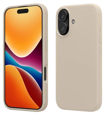 Produktbild von kwmobile Handyhülle für iPhone 17 Hülle, für iPhone 17 Case - Hülle Silikon - kabelloses Laden - Creme