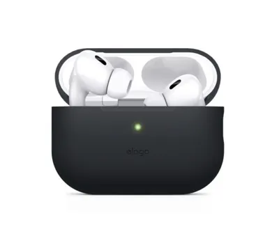 Produktbild von Elago Silikon Basic Case für AirPods Pro 2 Schwarz