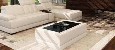 Produktbild von Moderner couchtisch designer tisch glastisch beistell sofa tische wohnzimmer