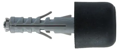 Zdjęcie produktu dla KOŁEK Z ZATRZYMKĄ DO DRZWI SB 9/12 – Ø 9 x 40 mm – kolor biały