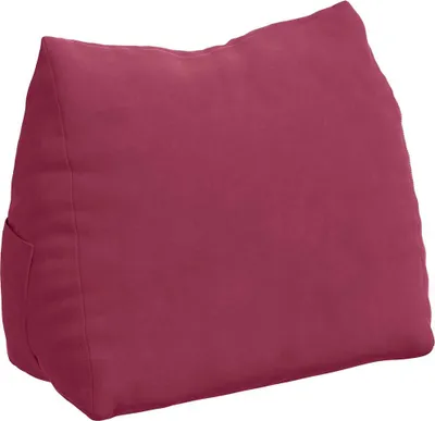 Zdjęcie produktu dla vidaXL Poduszka na plecy czerwone wino 45 x 20 x 35 cm tkanina sztruksowa