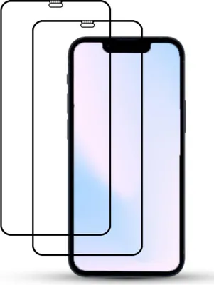 Produktbild von 2-Pack iPhone 12 Pro Displayschutzfolie - Gehärtetes Glas 9H - Super Qualität 3D