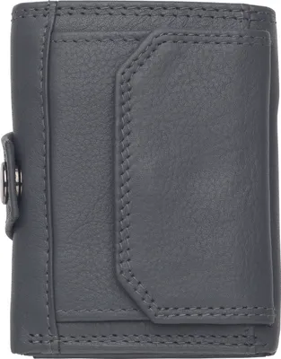 Produktbild von Josephine Osthoff Mini Geldbörse mit Münzfach, RFID Credit Card Holder Damen und Herren slim wallet 100% Echtleder