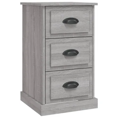 Immagine prodotto di Comodino Grigio Sonoma 39x39x67 cm in Legno Multistrato