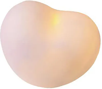 Image de Veilleuse blanche en forme de coeur de dessin animé avec pile Lampe de nuit pour enfants Cadeaux Chambre à coucher