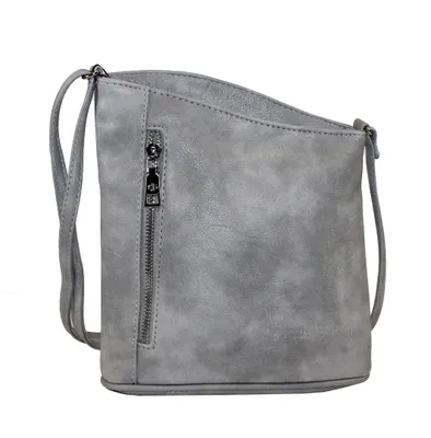 Produktbild von Kleine Damen Handtasche asymmetrisch, hellgrau