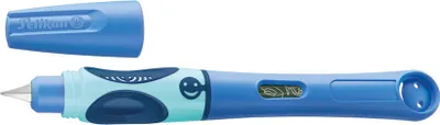 Produktbild von Pelikan griffix Füllhalter blau für Rechtshänder in Blisterverpackung