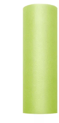 Obrázok produktu pre Uni, tyl, svetlozelená farba, 15 cm x 9 m, 1 kus.