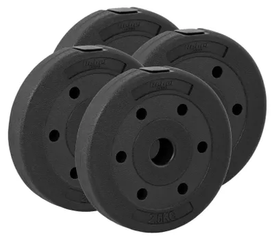 Obrázok produktu pre Sada 10 závaží, Rebel, 10 kg, Čierna