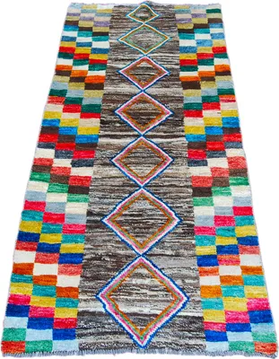 Produktbild von Teppich TAIMANY, Original Wollteppich, Größe: 190 x 81 cm