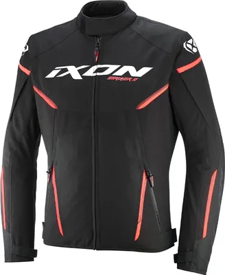 Produktbild von Ixon Striker 2 Motorradjacke Schwarz / Weiß / Rot S