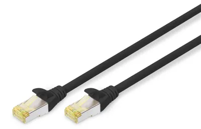 Image de Digitus DK-1644-A-020/BL câble de réseau Noir 2 m Cat6a S/FTP (S-STP)