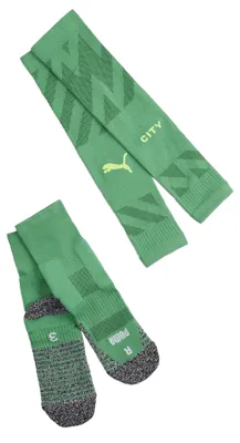 Productafbeelding van Puma - Voetbalsokken voor kinderen, model GT32510 (maat 17 EU - 23 EU) (groen)