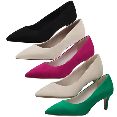 Produktbild von Tamaris Damen Pumps samtige Haptik spitz Pfennigabsatz 1-22413-20, Größe:40 EU, Farbe:Rosa