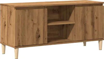 Zdjęcie produktu dla Szafka TV, dąb artisan, 102x35x50 cm, materiał drewnopochodny