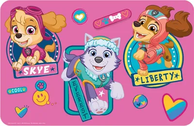 Produktbild von Paw Patrol Girls Tischset Untersetzer 43x28 cm