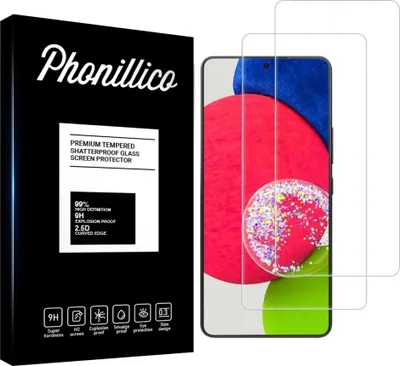 Immagine prodotto di Vetro temperato per Samsung Galaxy A53 5G [2 pezzi] Pellicola protettiva antigraffio resistente Phonillico®