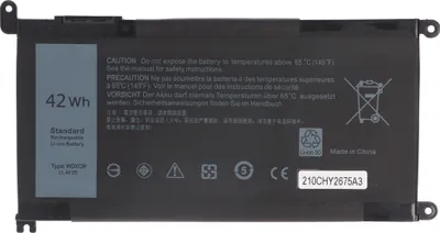 Zdjęcie produktu dla Bateria pasująca do Dell Latitude 3379, Li-Polymer, 11,4V, 3680mAh, 42Wh