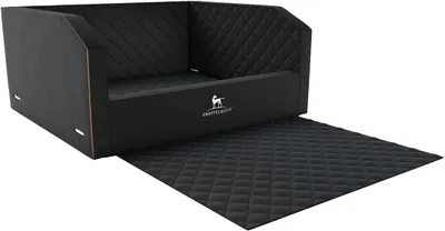 Produktbild von Knuffelwuff Cargo Hunde Auto Transportbox Sicherheit für den Hund und Sitzschutz für den Kofferraum Größe 1 - 90 x 65 x 39cm