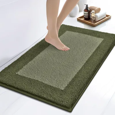Produktbild von Badematte 50 x 76 cm, rutschfest, waschbar, für Dusche, Badewanne und Boden