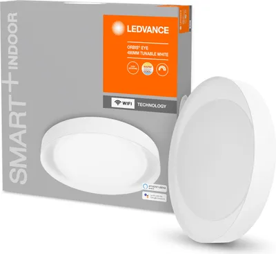 Productafbeelding van Ledvance LED Smart+ Wand- & Deckenleuchte Orbis Eye Weiß Ø49cm 32W 3300lm 3000K-6500K Dimmbar App Google Alexa WiFi