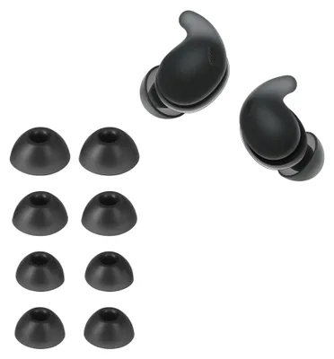 Produktbild von kwmobile 8x Ersatzpolster kompatibel mit Sony LinkBuds Fit WF-LS910N - 4 Größen - Silikon Ersatz Ohrstöpsel In-Ear Kopfhörer - Polster