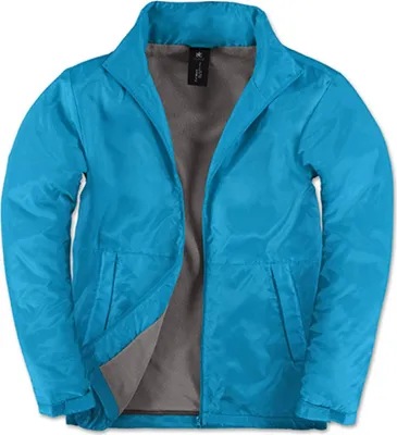 Produktbild von B&C JM825 | Herren Multi-Active Jacke mit versteckter Kapuze - Farbe: Atoll/Warm Grey - Größe: XL