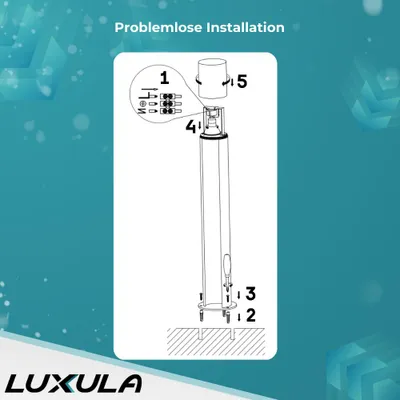 Obrázek produktu pro LUXULA LED zahradní svítidlo, 35 W, černé barvy, stupeň krytí IP44