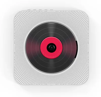 Obrázek produktu pro nástěnný přehrávač CD Reproduktor Bluetooth Hlavní audio boombox s dálkovým ovládáním Rádio FM Vstup AUX Výstup pro sluchátka Hudební přehrávač U disků