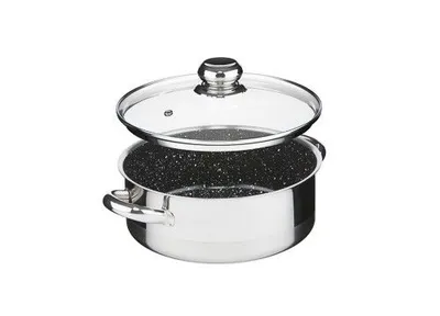 Obrázek produktu pro KOLIMAX - české nerezové nádobí Rendlík s poklicí KOLIMAX CERAMMAX PRO STANDARD - granit černý, 22 cm, 3,0 l