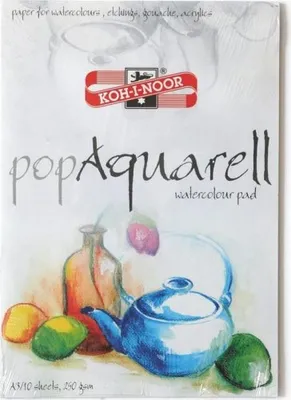 Obrázek produktu pro Koh-i-noor skicák popAquarell A3/250g 10 listů