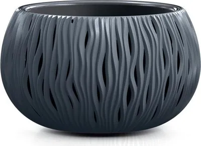 Produktbild von Prosperplast Blumentopf BOWL SANDY Anthrazit 37 cm