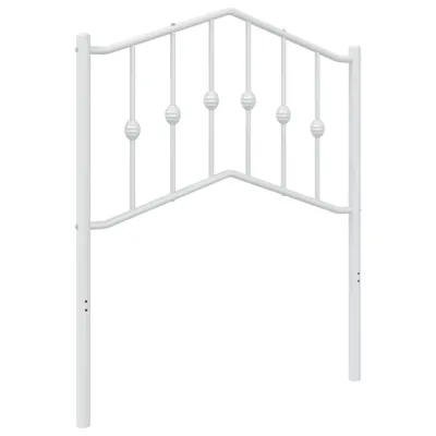 Zdjęcie produktu dla Metalowe Wezgłowie, Białe, 75 Cm Lumarko!