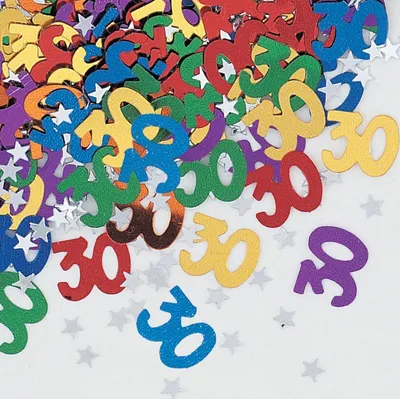 Produktbild von 30. Geburtstag Deko Konfetti Bunt