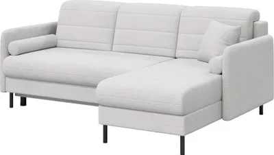 Produktbild von Ecksofa Bellari L-Form, universell, mit Schlaffunktion & Bettkasten, Bouclé-Stoff. Seite: Universell, Stoff: Bellari_abriamo_04