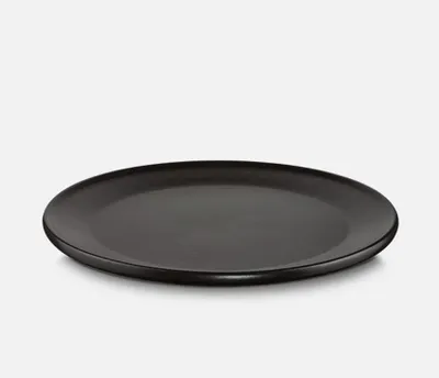 Zdjęcie produktu dla Czarny talerz obiadowy - D 28 cm