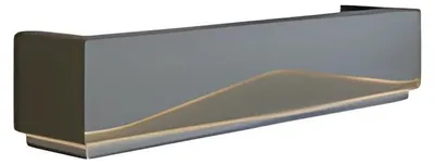 Obrázek produktu pro Recepční stůl Recepce Moderní šedá černá LED osvětlení Design Minimální