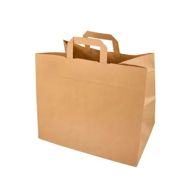 Image de PAPSTAR  87175 PAPSTAR Papier-Tragetasche, 320 x 215 x 270 mm, braun