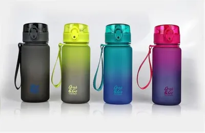 Produktbild von Bidon Brisk mini 400ml Gradient frape / grau / Zitrone / Ozean 04156 CoolPack mix Preis pro 1 Stück Wasserflasche