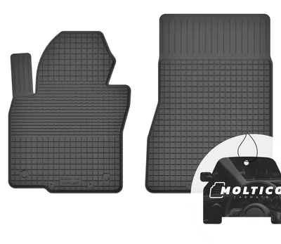 Immagine prodotto di Tappetini in gomma anteriori con bordo, adatti a tutte le stagioni, per Volkswagen Tiguan I (2007-2016)