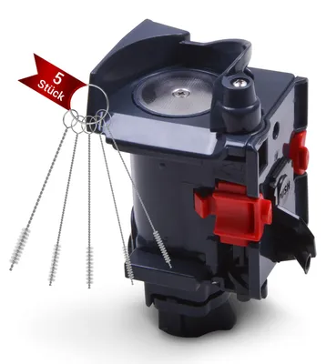 Produktbild von Brüheinheit passend wie DeLonghi 7313251441 + 5x Reinigungsbürsten für Kaffeevollautomat