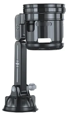 Immagine prodotto di Portabicchieri per auto con ventosa, regolabile, pieghevole, 2-in-1, adatto per auto, camper, camion, barche