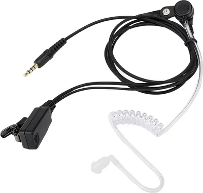 Obrázek produktu pro PPT Walkie Talkie Headset sluchátka Air Transparent Tube 3,5 mm sluchátka Fit pro 1s
