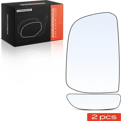 Produktbild von Frankberg 2x Spiegelglas Außenspiegel Vorne Links Rechts für Hyundai Tucson JM 2004-2010