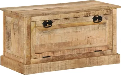 Obrázok produktu pre Úložná lavica na topánky 85x40x45 cm mangovníkový masív